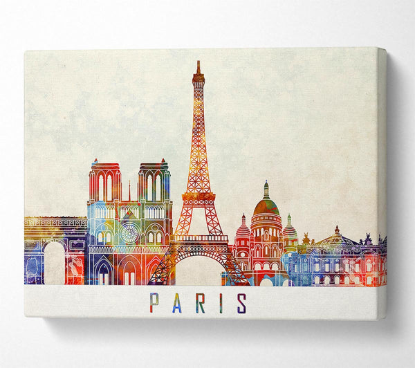  A Canvas Print of Eiffel Tower France 13 Canvas Print