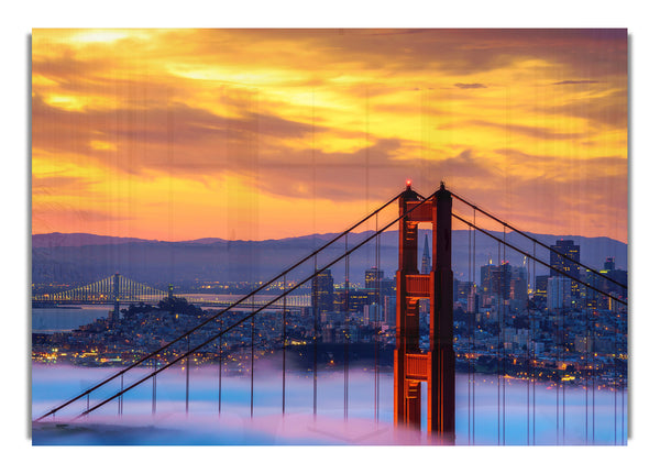 Mist Through The Golden Gate Bridge