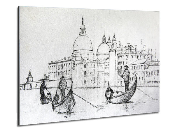 Gondola Ride 3 Metal Print