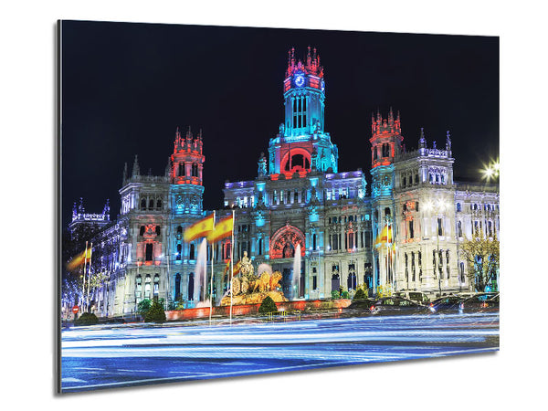 Madrid Stadtgebäude bei