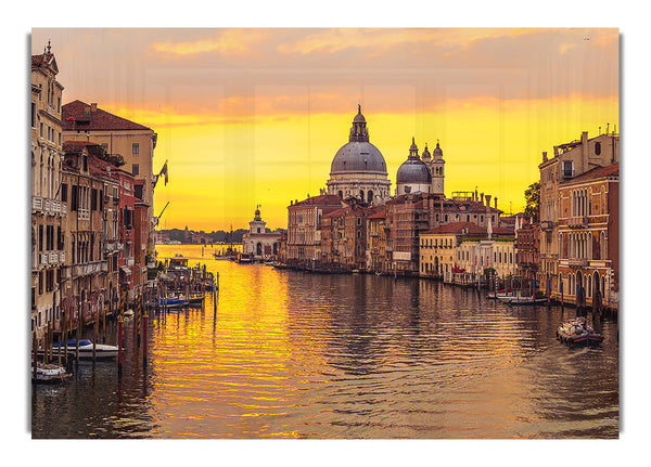 Atemberaubendes Abendrot