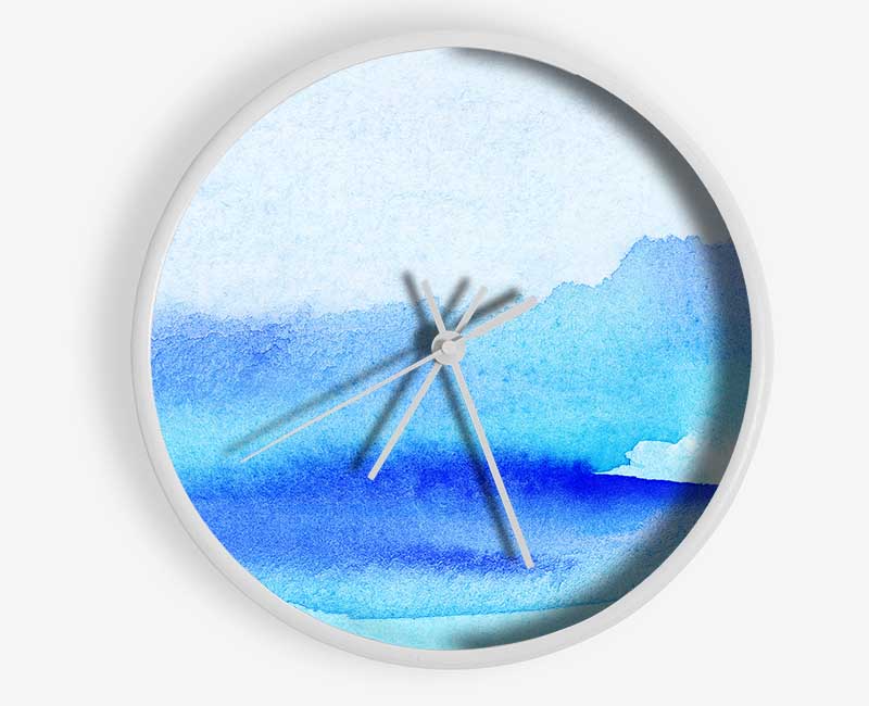 Gentle Ocean Spray Clock - Wallart-Direct UK