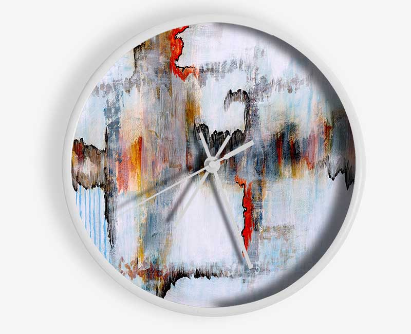 Village Sound Waves Clock - Wallart-Direct UK