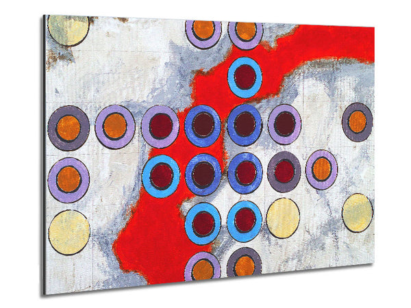 Path Across The Red Metal Print