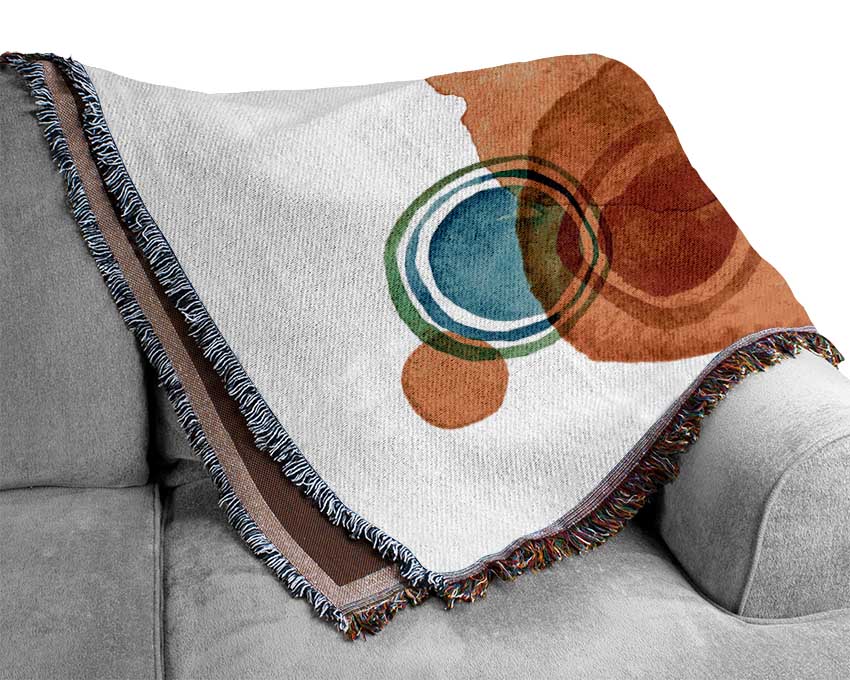 Rainbow Planets Woven Blanket