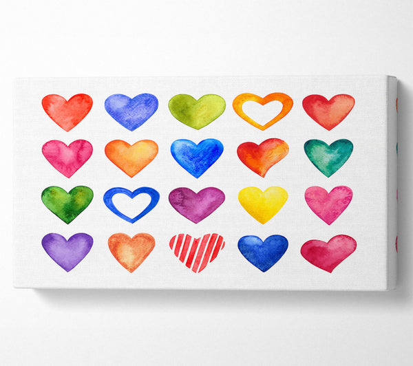 Bunte Herzen