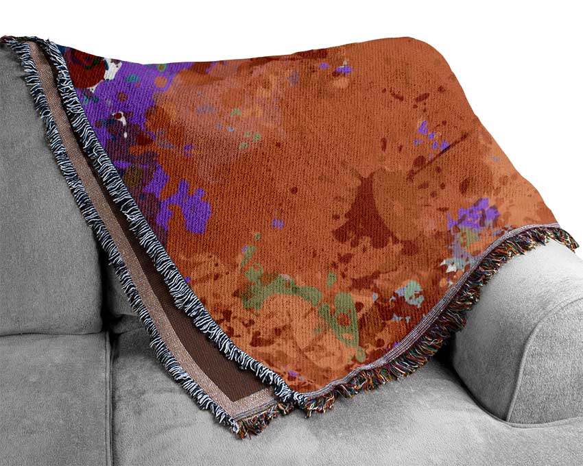 Raining Rainbows Woven Blanket