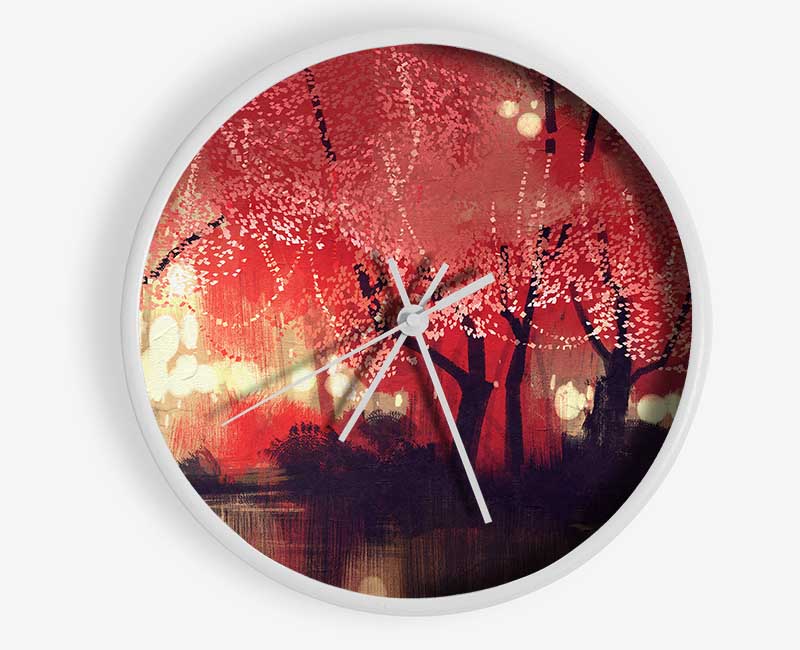 Woodland Fairy Dust Clock - Wallart-Direct UK