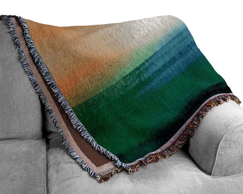 Sun Haze Fileds Woven Blanket