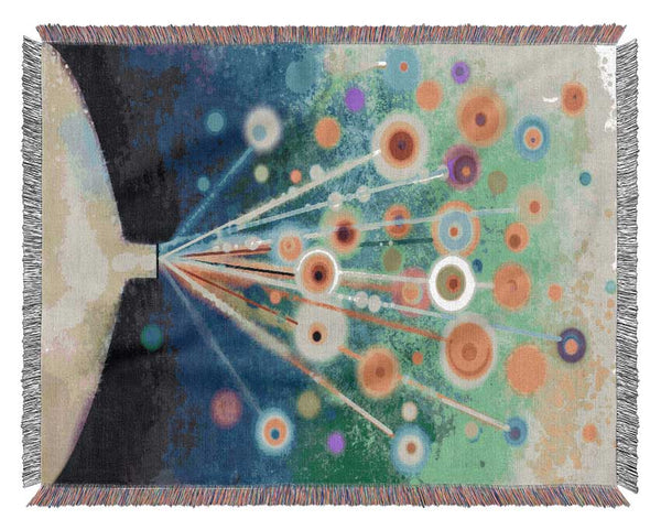 Energy Flowers Woven Blanket