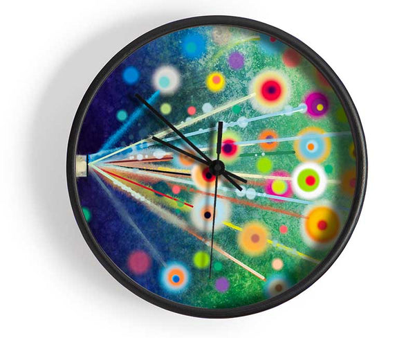 Energy Flowers Clock - Wallart-Direct UK