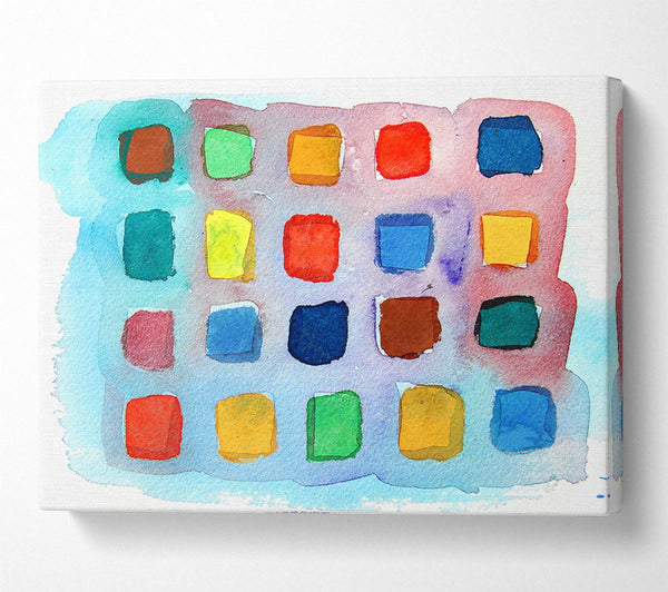 Picture of Colour Palette Canvas Print Wall Art