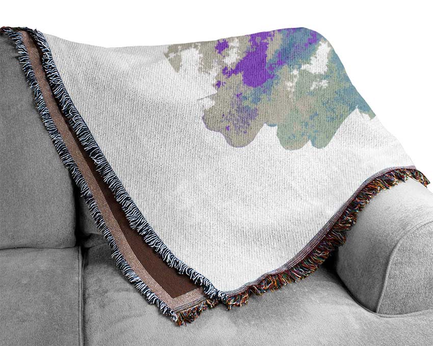 Yin And Yang Colours Woven Blanket