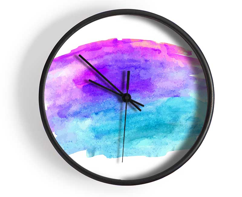 Yin And Yang Colours Clock - Wallart-Direct UK