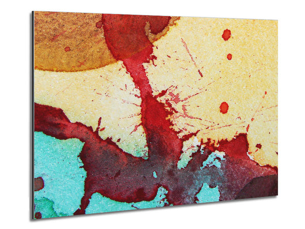 Red River Splat Metal Print