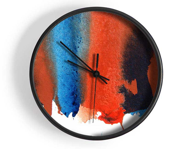 Fire And Ice 2 Clock - Wallart-Direct UK