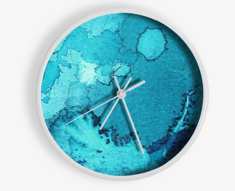 Water Planet Clock - Wallart-Direct UK