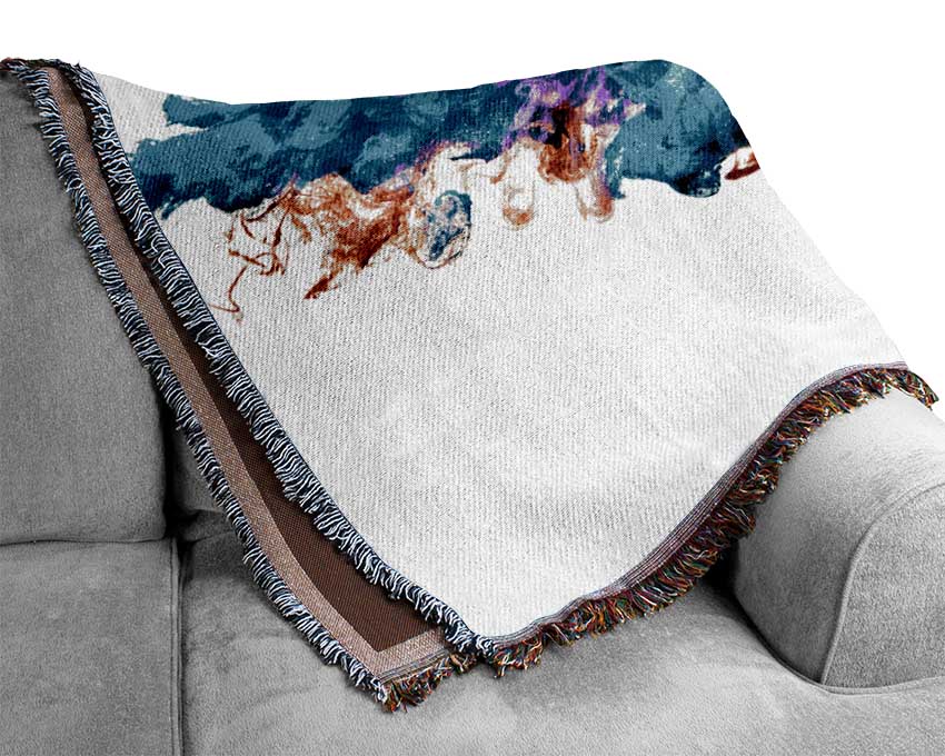 Star Dust Burst Woven Blanket