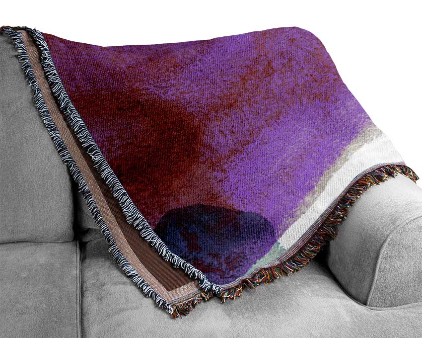 Rain Splats Woven Blanket