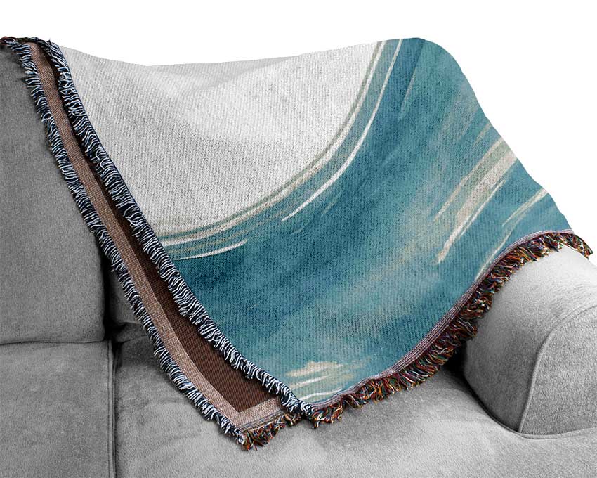 Wave Swirl Woven Blanket