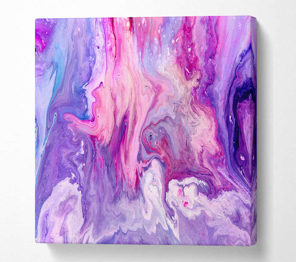 A Square Canvas Print Showing Universal Movement Square Wall Art
