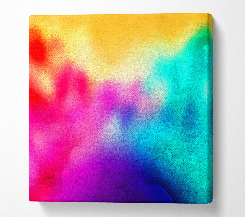 A Square Canvas Print Showing Vibrance Square Wall Art