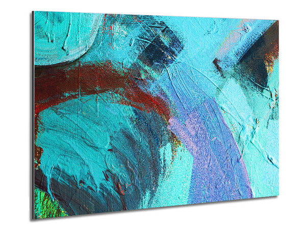 Noise Metal Print