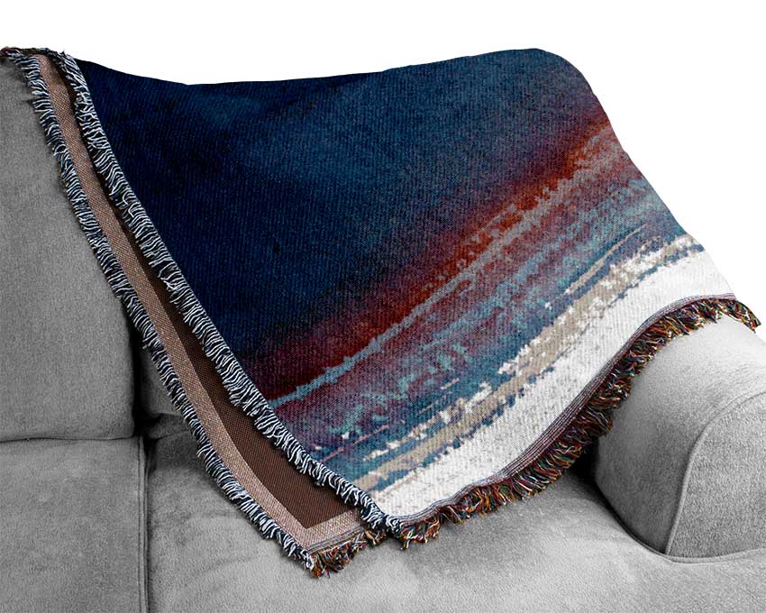 Ocean Ebb Woven Blanket