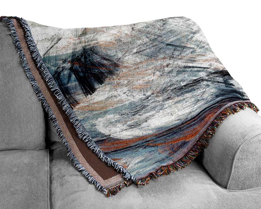 Ocean Storm Woven Blanket
