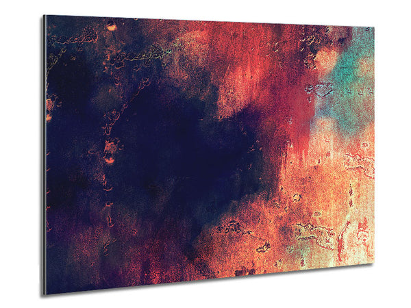 Black Heart Metal Print