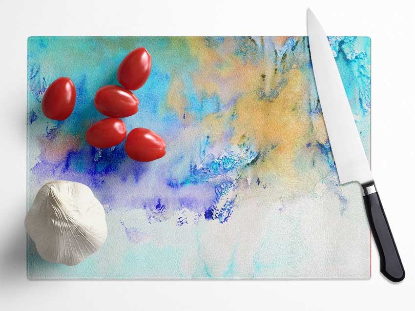 Sunrise Haze 2 Glass Chopping Board