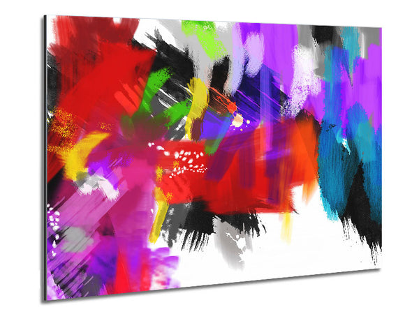 Confused Rainbow Metal Print