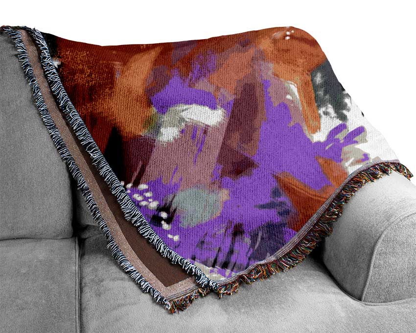 Confused Rainbow Woven Blanket