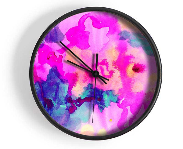 Flower Explosion Clock - Wallart-Direct UK