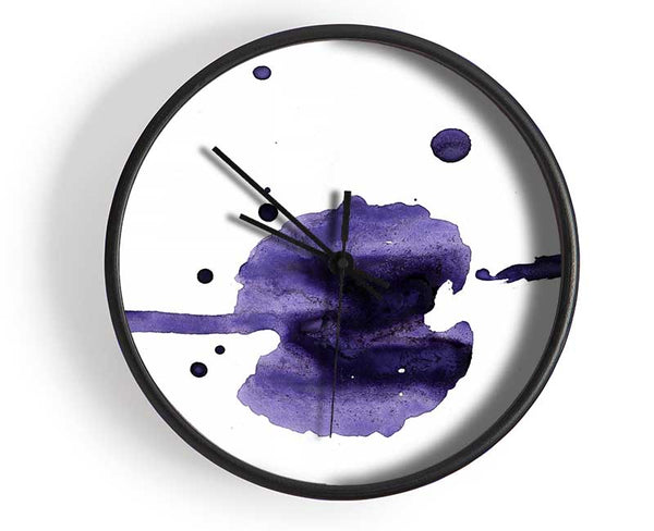 Flow Of Purple Clock - Wallart-Direct UK