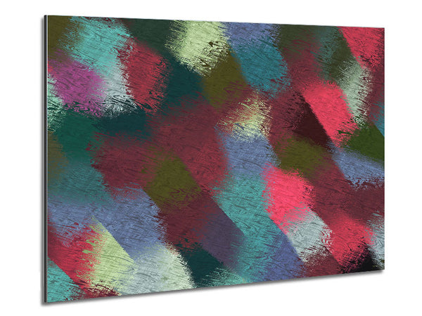 Patchwork Paint Metal Print