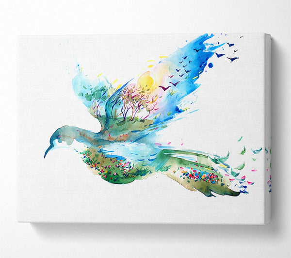  A Canvas Print of Dove Magic Canvas Wall Art