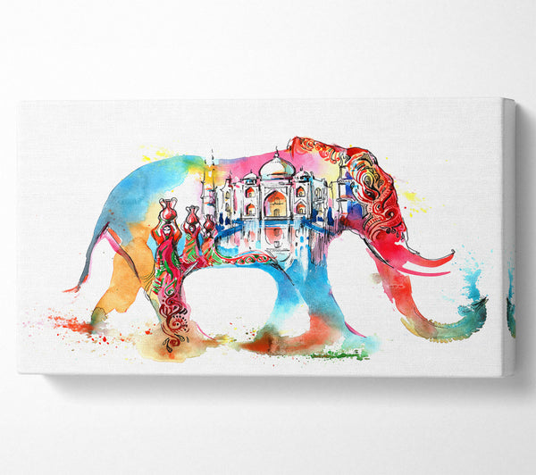 Regenbogen-indischer Elefant