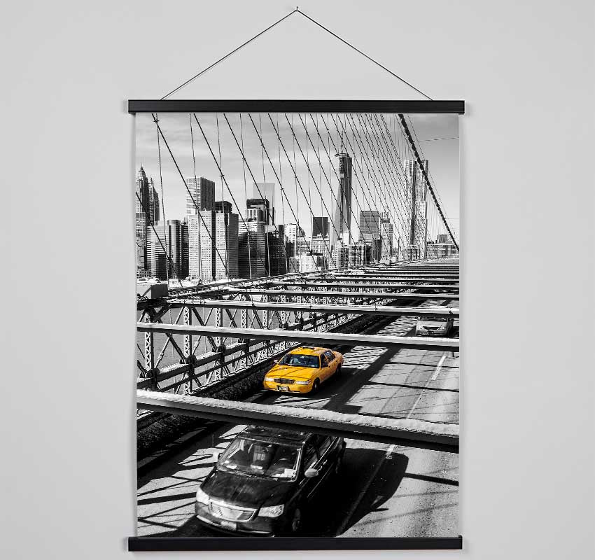 Yellow Cabs In New York 6 Hanging Poster - Wallart-Direct UK