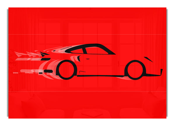 Red Porsche Blur
