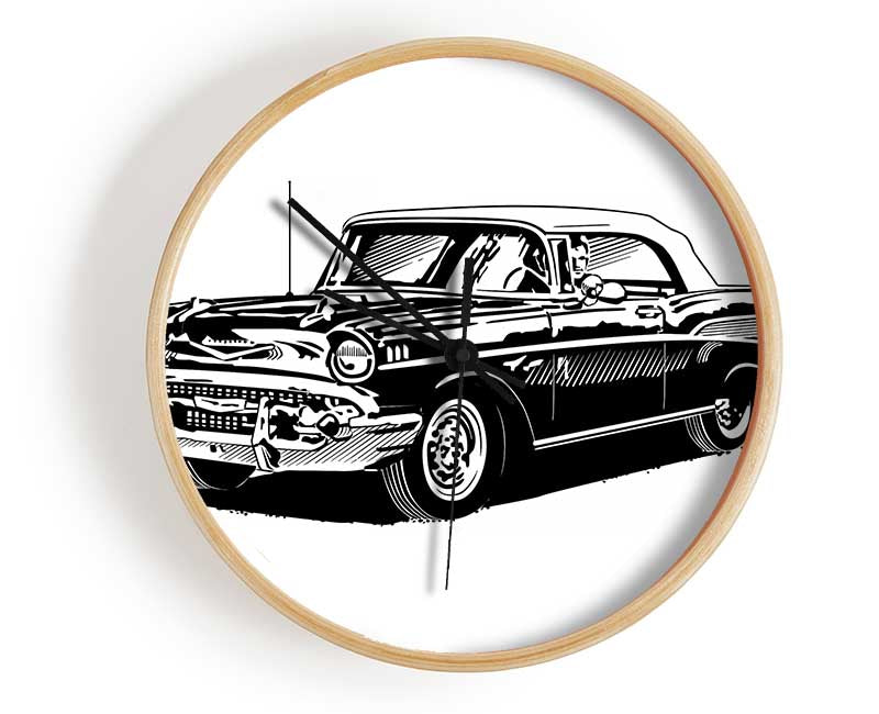 American Classic 3 Clock - Wallart-Direct UK