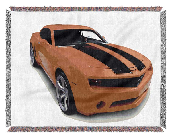 Bumblebee Chevrolet Camaro Woven Blanket