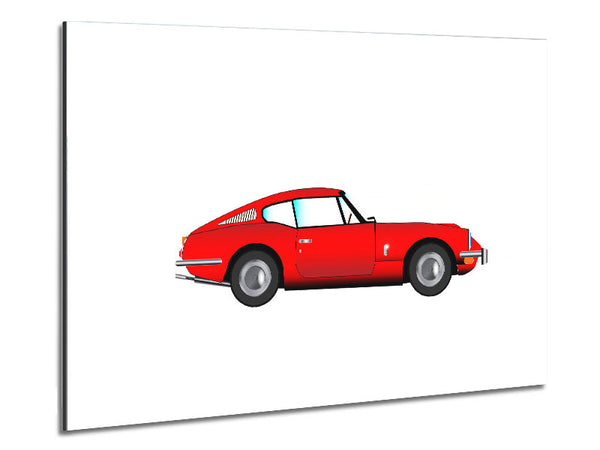 Roter EType Jaguar