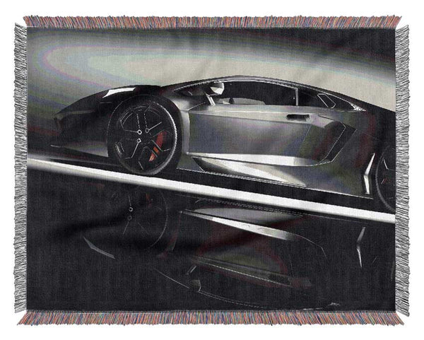 Grey Dream 1 Woven Blanket