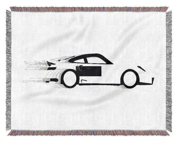 Porsche A Need For Speed Woven Blanket