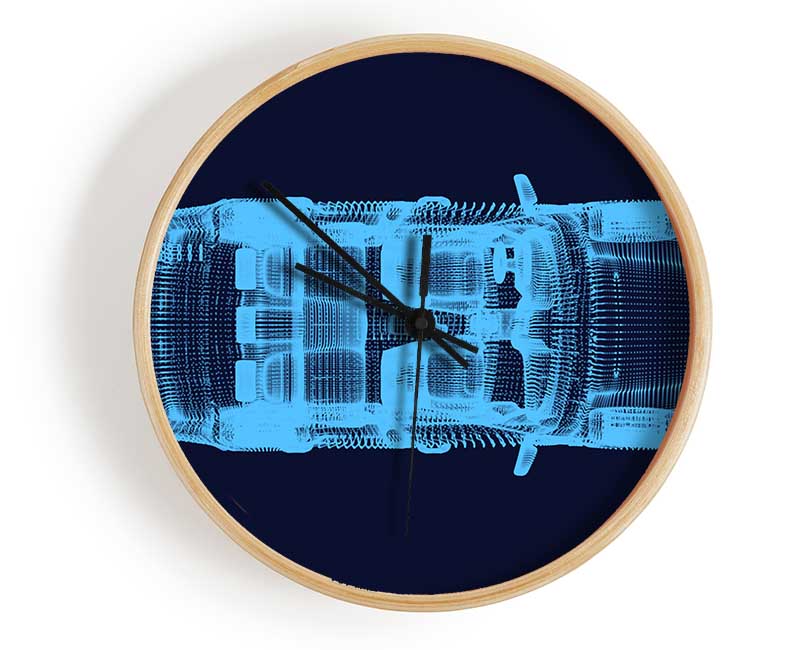 Wireframe 2 Clock - Wallart-Direct UK