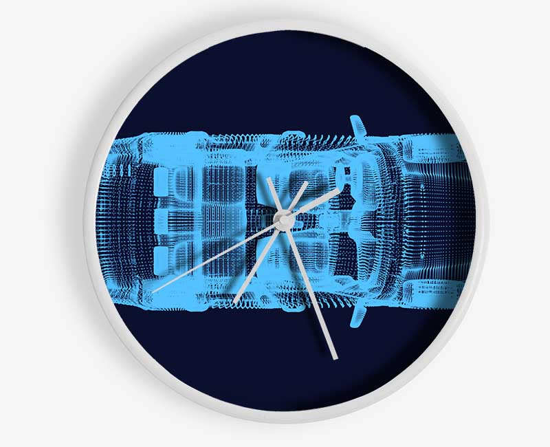Wireframe 2 Clock - Wallart-Direct UK