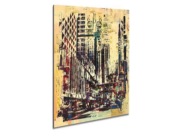 NYC Building Blocks Metal Print