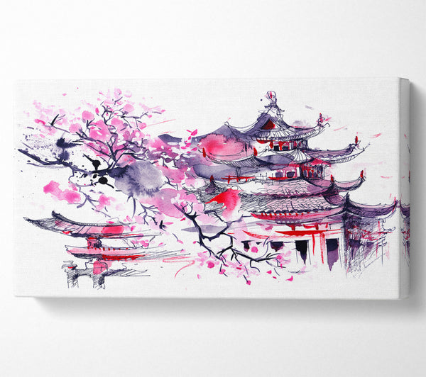 Chinesisches Dorf Rot Und
