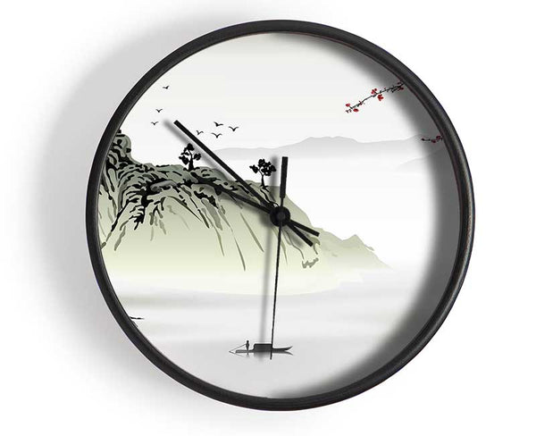 Chinese Temple In The Clock - Wallart-Direct UK
